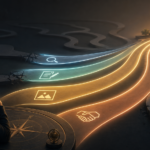 Freelancer navigating research, proposal, portfolio and outreach paths toward one suitable client